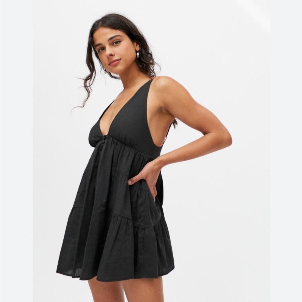 Urban Outfitters Claudette Plunging Frock Dress